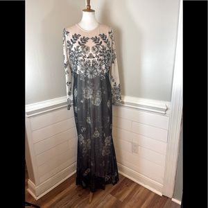 Venus Gorgeous Floral and Sparkles Maxi Dress XL